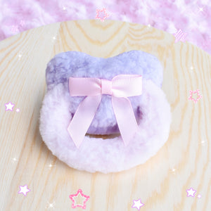 PRE-ORDER Purple & Pink Fluffy Pacifier