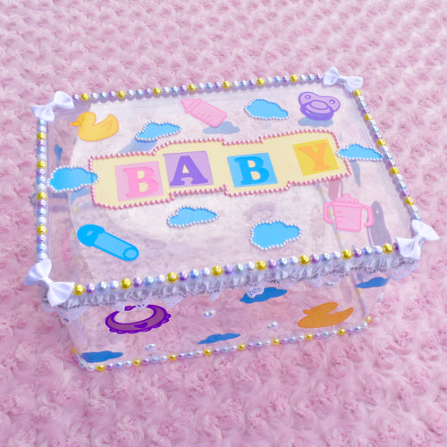 Huge BABY Themed Paci/Trinket Box