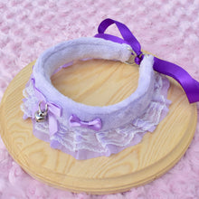 PRE-ORDER Purple Fluffy Kitten Collar