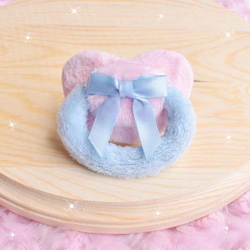 PRE-ORDER Pink & Blue Fluffy Pacifier