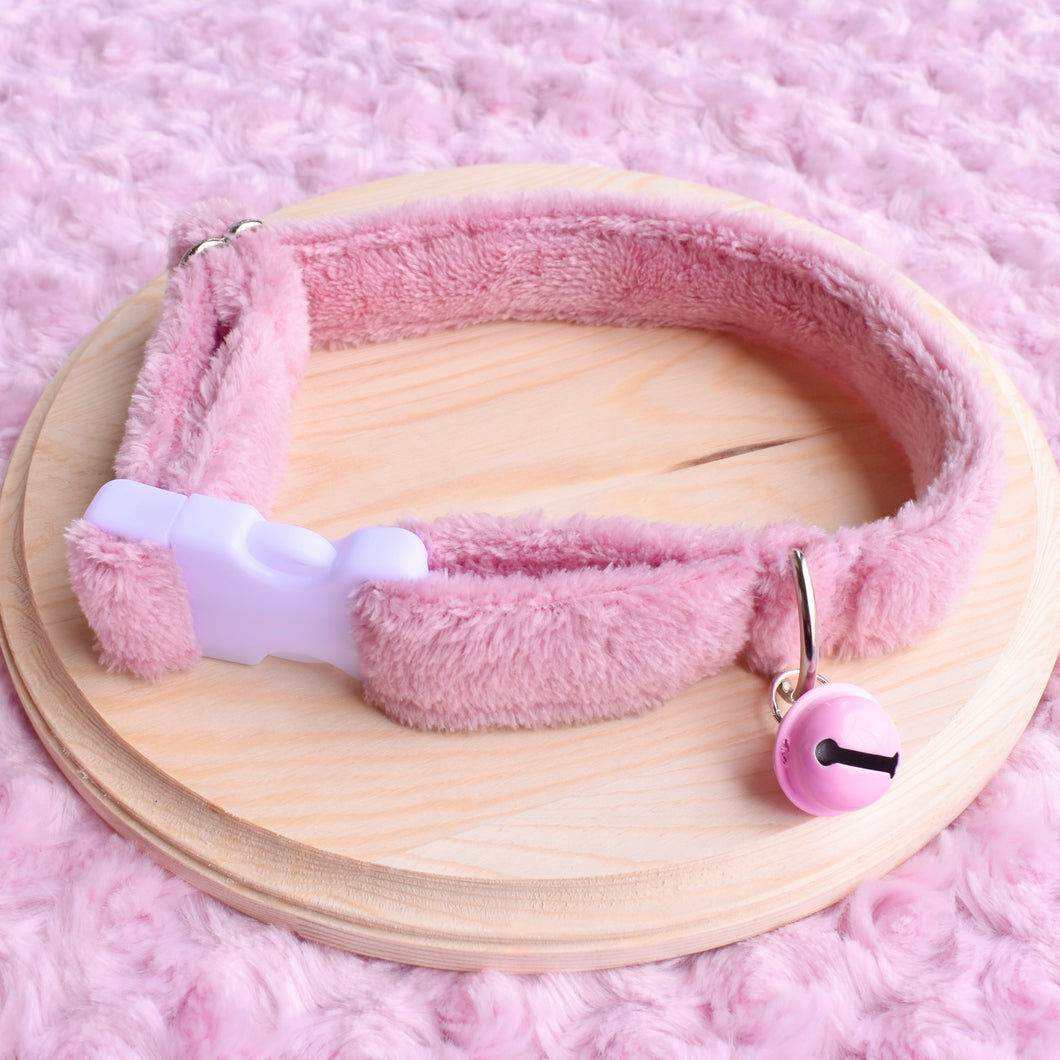 PRE-ORDER Blush Pink Fluffy Collar 12-18 inch