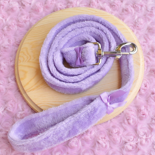 PRE-ORDER Fluffy Leash Purple 4.25ft