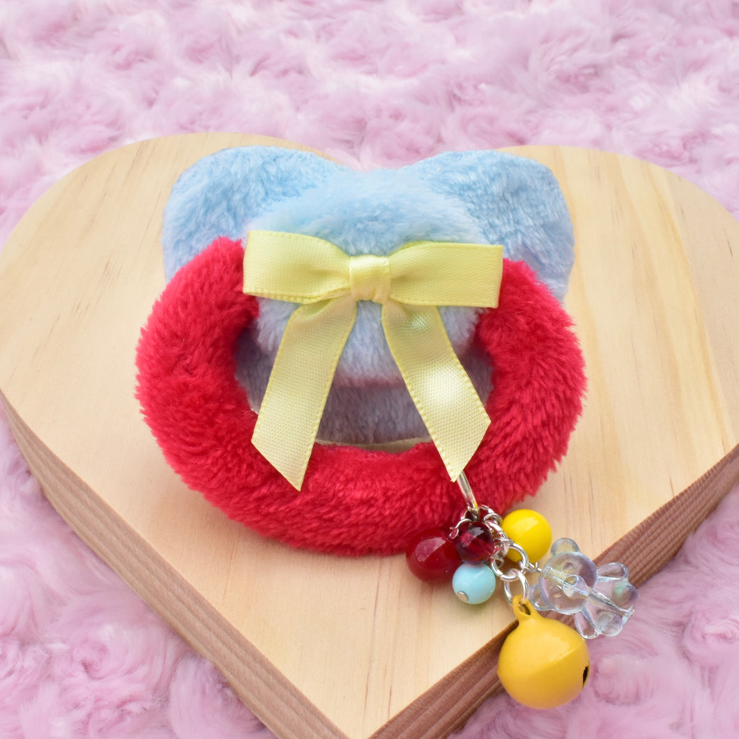 Primary Colors Fluffy Pacifier