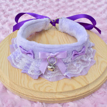 PRE-ORDER Purple Fluffy Kitten Collar