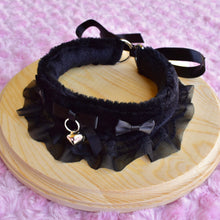 PRE-ORDER Black Fluffy Kitten Collar