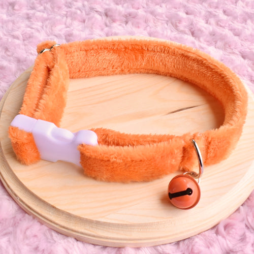 PRE-ORDER Orange Fluffy Collar 12-18 inch