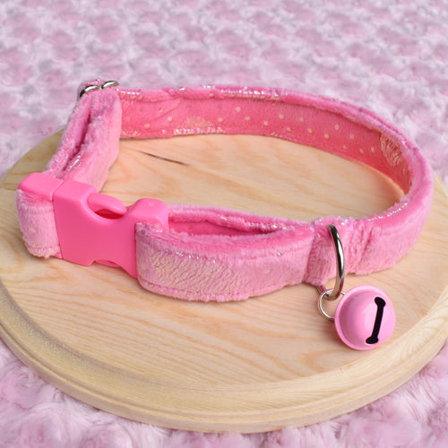 PRE-ORDER Fuzzy Strawberry Collar 12-18inch