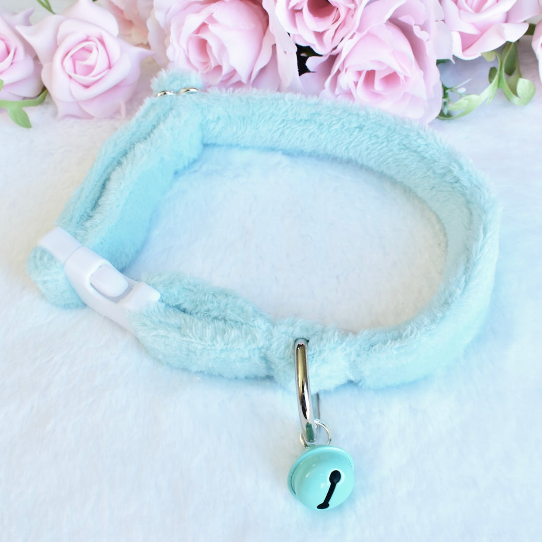 Pre-Order Turquoise Fluffy Collar 12-18 inch